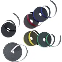 Nobo Nob Zelfklevende Magneetband/Verdeeltape op Rol Voor Whiteboard - 10meter en 1cm breed - Wit - 1 Stuk