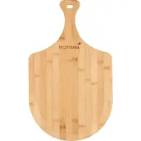 Mustang 12? Bamboe serveer en bereidings peel - 30x1x50 CM - lichtgewicht - pizza peel - hout