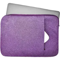 Lunso - Stijlvolle zachte neopreen sleeve hoes 13 inch - Paars