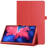 Lunso - Stand flip sleepcover hoes - Lenovo Tab P11 / P11 Plus - Rood