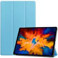 Lunso 3-Vouw sleepcover hoes - Lenovo Tab P11 Pro - Lichtblauw