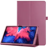 Lunso - Stand flip sleepcover hoes - Lenovo Tab P11 Pro - Paars