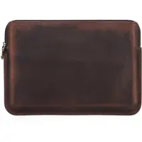NorthLife - Laptop 13 inch - Lederen sleeve - Coffee