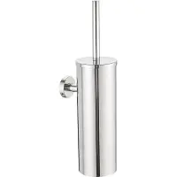 Guido Gusto Wc-borstel chroom compleet gesloten wandbevestiging