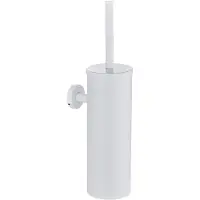 Guido Gusto Wc-borstel mat wit compleet gesloten wandbevestiging