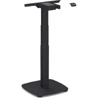 Worktrainer - TinyDesk - Hoogte 58-123cm - klein Zit-sta bureau - Elektrisch Frame – In hoogte verstelbaar Bureau Onderstel - Zwart