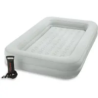 Intex Kinderluchtbed - 168x107x25 cm - Inclusief pomp - Sterk PVC