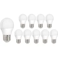 Spectrum LED Kogellamp E27 4W - 230V - 340 Lumen - 6000K Koud wit - Helder daglicht - Energiezuinig