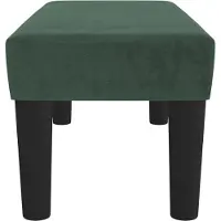 vidaXL | Bank | Donkergroen 70 x 30 x 30 cm Fluweel