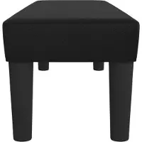 vidaXL Bankje 100x30x30 cm kunstleer zwart