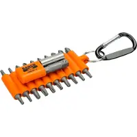 Bahco 59S/22-2 Standaard schroevendraaierbitset, bithouder en bithouderadapter 1/4" - 22 stuks