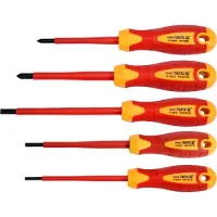 YATO Standaard set geïsoleerde schroevendraaiers - YT-2827 - PH - 1000V - Rood/Geel