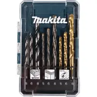 Makita 9-delige borenset (steen/hout/metaal)