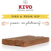 Kivo Petfood Hondensnack Take & Break Kip 16 stuks - Kauwstaaf zonder granen of gluten.