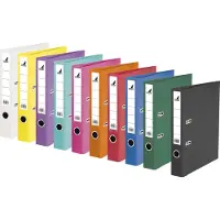 Kangaro ordner - A4 - 2-rings - rugbreedte 50mm - 10 stuks assorti kleuren