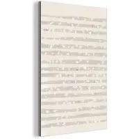 MuchoWow Wanddecoratie Metaal - Aluminium Schilderij Industrieel - Terrazzo - Terras - Pastel - 100x150 cm - Dibond - Foto op aluminium - Industriële muurdecoratie - Voor de woonkamer/slaapkamer