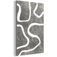 MuchoWow Wanddecoratie Metaal - Aluminium Schilderij Industrieel - Abstract - Minimalisme - Design - 40x60 cm - Dibond - Foto op aluminium - Industriële muurdecoratie - Voor de woonkamer/slaapkamer