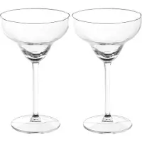 Secret De Gourmet Cocktail/margarita glazen - 12x stuks - 300 ml - transparant