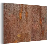 MuchoWow Wanddecoratie Metaal - Aluminium Schilderij Industrieel - IJzer - Roest - Industrieel - Staal - 180x120 cm - Dibond - Foto op aluminium - Industriële muurdecoratie - Voor de woonkamer/slaapkamer