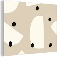 MuchoWow Wanddecoratie Metaal - Aluminium Schilderij Industrieel - Pastel - Abstract - Design - 80x60 cm - Dibond - Foto op aluminium - Industriële muurdecoratie - Voor de woonkamer/slaapkamer
