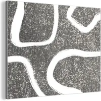 MuchoWow Wanddecoratie Metaal - Aluminium Schilderij Industrieel - Abstract - Minimalisme - Design - 80x60 cm - Dibond - Foto op aluminium - Industriële muurdecoratie - Voor de woonkamer/slaapkamer