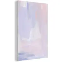 MuchoWow Wanddecoratie Metaal - Aluminium Schilderij Industrieel - Pastel - Verf - Design - 100x150 cm - Dibond - Foto op aluminium - Industriële muurdecoratie - Voor de woonkamer/slaapkamer