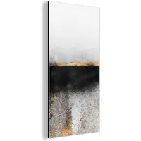 MuchoWow Wanddecoratie Metaal - Aluminium Schilderij Industrieel - Goud - Abstract - Luxe - 40x80 cm - Dibond - Foto op aluminium - Industriële muurdecoratie - Voor de woonkamer/slaapkamer