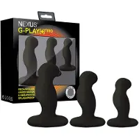 Nexus - G-Play Trio Plus Unisex Vibrator Pack S/M/L Zwart