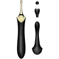 Zalo Zwarte Siliconen Bess Clitorale pinpoint vibrator van Zalo