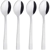 Aida Raw dessertlepel 4-pack Roestvrij staal