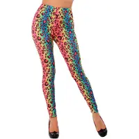 Bigbuy 90's legging luipaard neon | animal girl (neon kleuren)