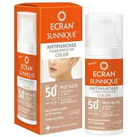 Ecran Anti Bruine vlekken Zonnebrandlotion ECRAN SUNNIQUE COLOR Ecran Spf 50+ (50 ml) 50+ (50 ml)