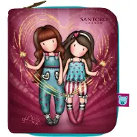 Santoro Portefeuille Gorjuss Fireworks Kastanjebruin (10 x 12 x 3 cm)
