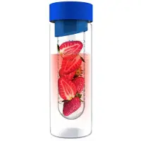 Asobu Flavour It drinkbeker - glas - incl fruitinfuse - 480 ml - blauw