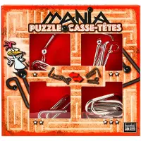 3D Ball Metalen Breinbrekers Puzzel - Rood