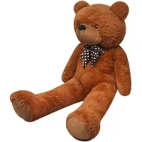 vidaXL Teddybeer 170 cm pluche bruin