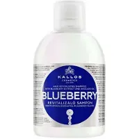 Kallos KJMN Blauwbes Revitaliserende Shampoo, 1000 ml, Shampoo, Voor dames, Geschikt voor beschadigd haar, Geschikt voor droog haar, Voedend, Revitaliserend, Geeft glans, Fles
