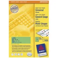 Avery Zweckform AVERY Universele etiketten 3329 Permanent klevend Wit 76 x 39 mm 32 Vellen à 6 Etiketten