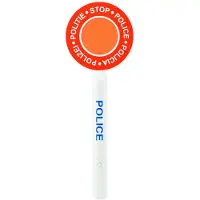 Toi-Toys politiestopbord met knipperlicht 29 cm wit
