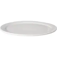 Mammoet Budgetline Bord Plat 26cm Pak/3 Wit wit Aardewerk Bord