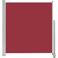 vidaXL Tuinscherm uittrekbaar 140x300 cm rood