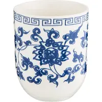 Clayre & Eef Blauwe Mok Ø 6*8 cm / 100 ml 6CEMU0004