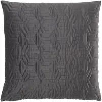 Dutch decor - JOAN - Sierkussen 45x45 cm - donkergrijs - antraciet