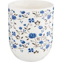 Clayre & Eef Blauwe Mok Ø 6*8 cm / 100 ml 6CEMU0009