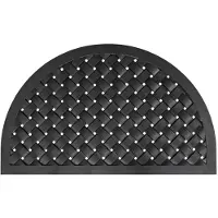 Ivol Rubber deurmat Weave halfrond - 56 x 91 cm