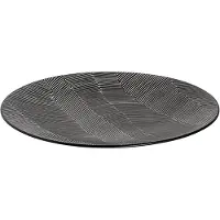 Palmer Bord Leaf 27 cm Zwart Stoneware 1 stuk(s)