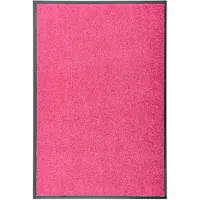vidaXL Deurmat wasbaar 60x90 cm roze
