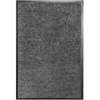 vidaXL wasbare deurmat - 40 x 60 cm, antraciet