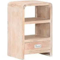 vidaXL Nachtkastje 40x30x60 cm massief acaciahout