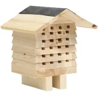 vidaXL Bijenhotel 22x20x20 cm vurenhout